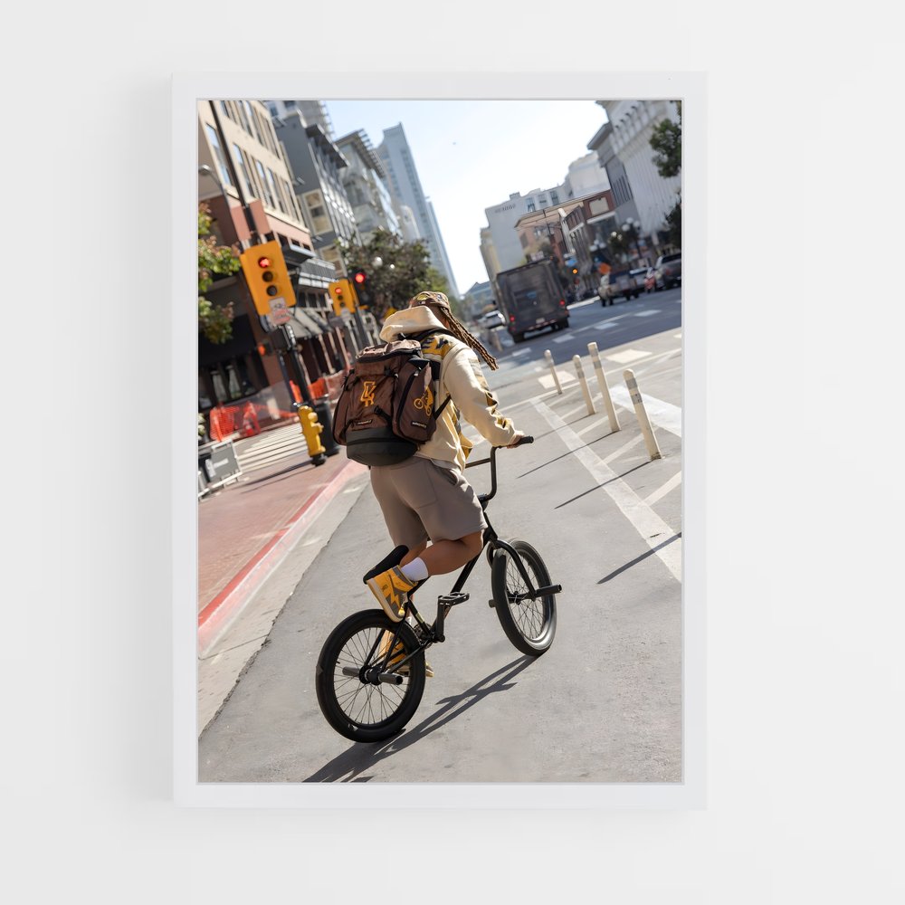 Poster City Rider – affiche BMX (vue 3)